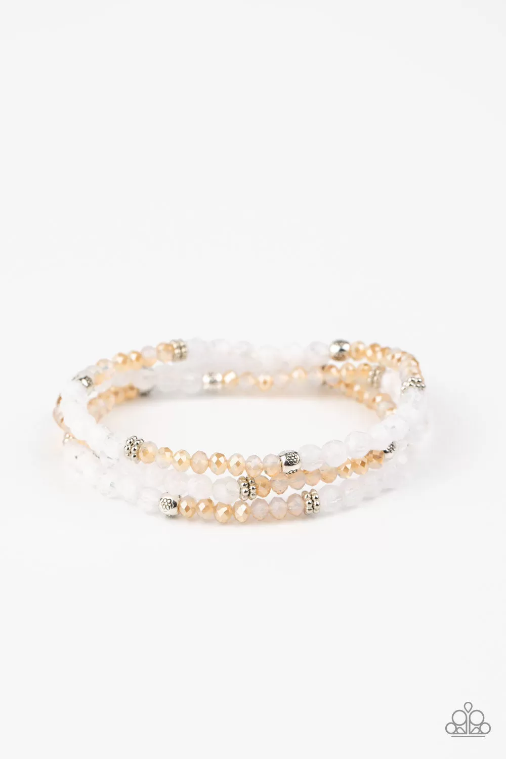 How Does Your Garden GLOW - White Bracelet