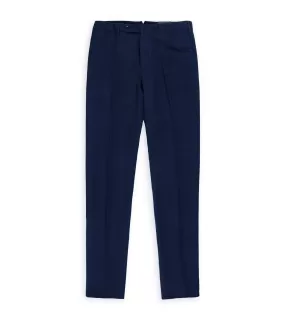 Incotex Chinolino Regular Trousers: Navy