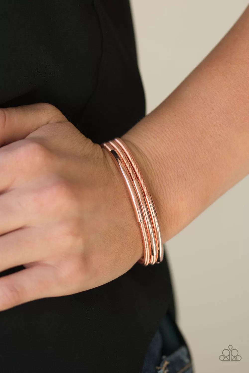 Its A Stretch Copper Bracelets