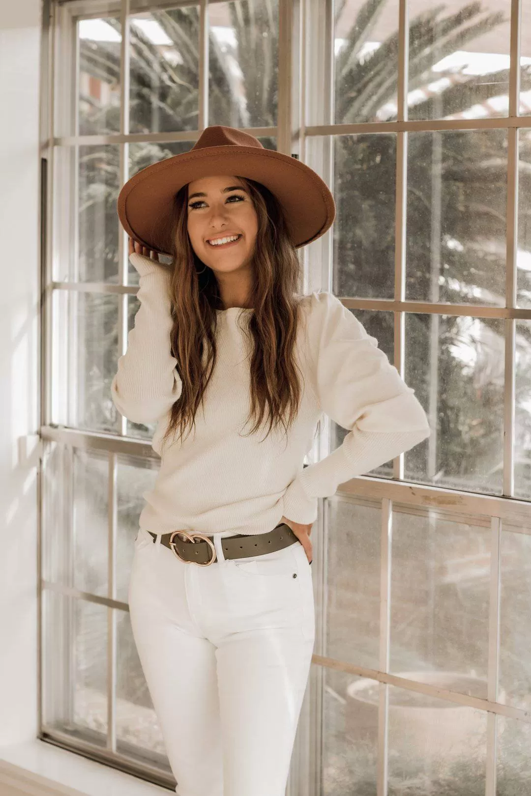 Ivory Puff Long Sleeve Top