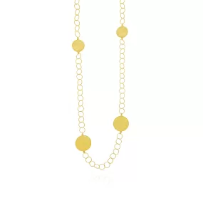 JADE GOLD LONG NECKLACE FILIGREE