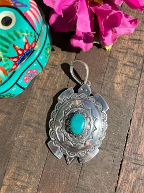 Kingman Turtle Pendant