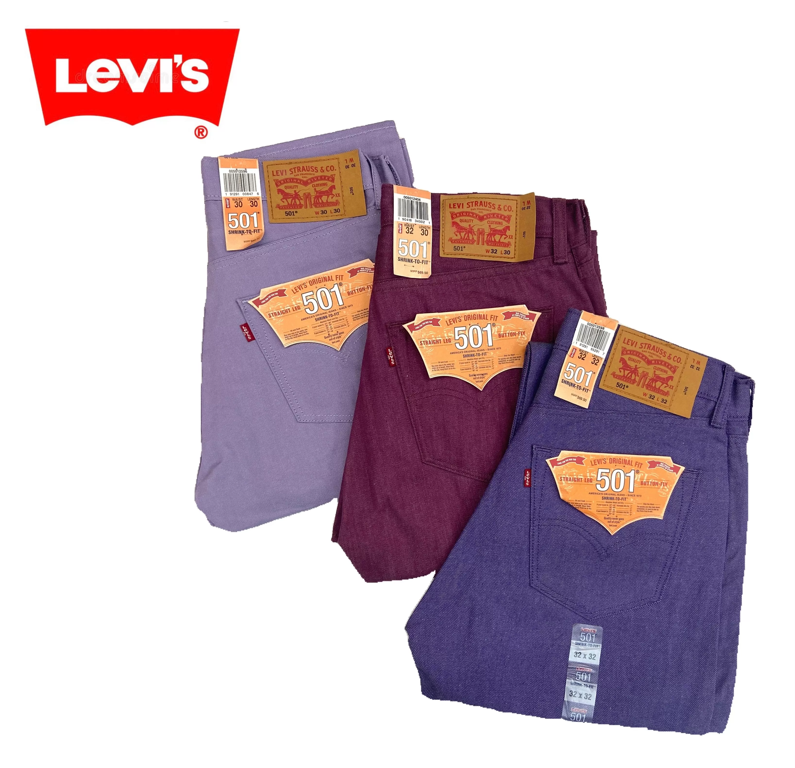 Levi's 501 Size 30 - 44