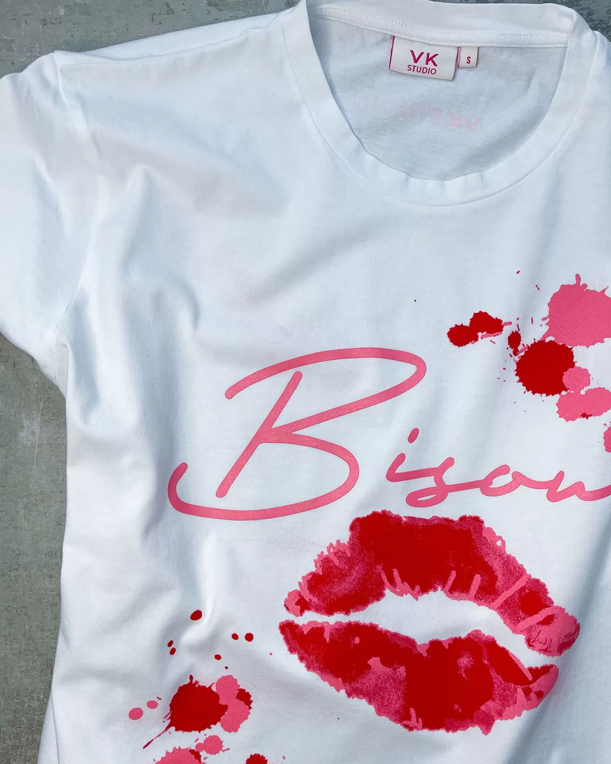 Limitiertes Organic Cotton T-Shirt “Bisou”