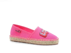 LOVE MOSCHINO Espadrillas Strass Corda Fuxia Rosa JA10192G0EJI0604