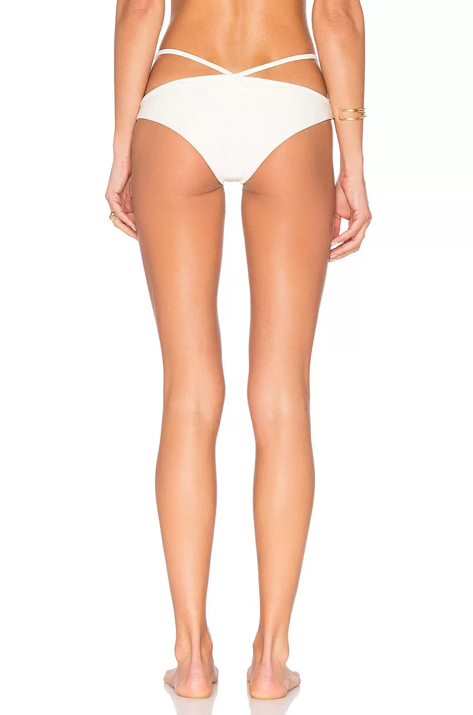 Lovers   Friends Jet Setting Swim Bottom Ivory