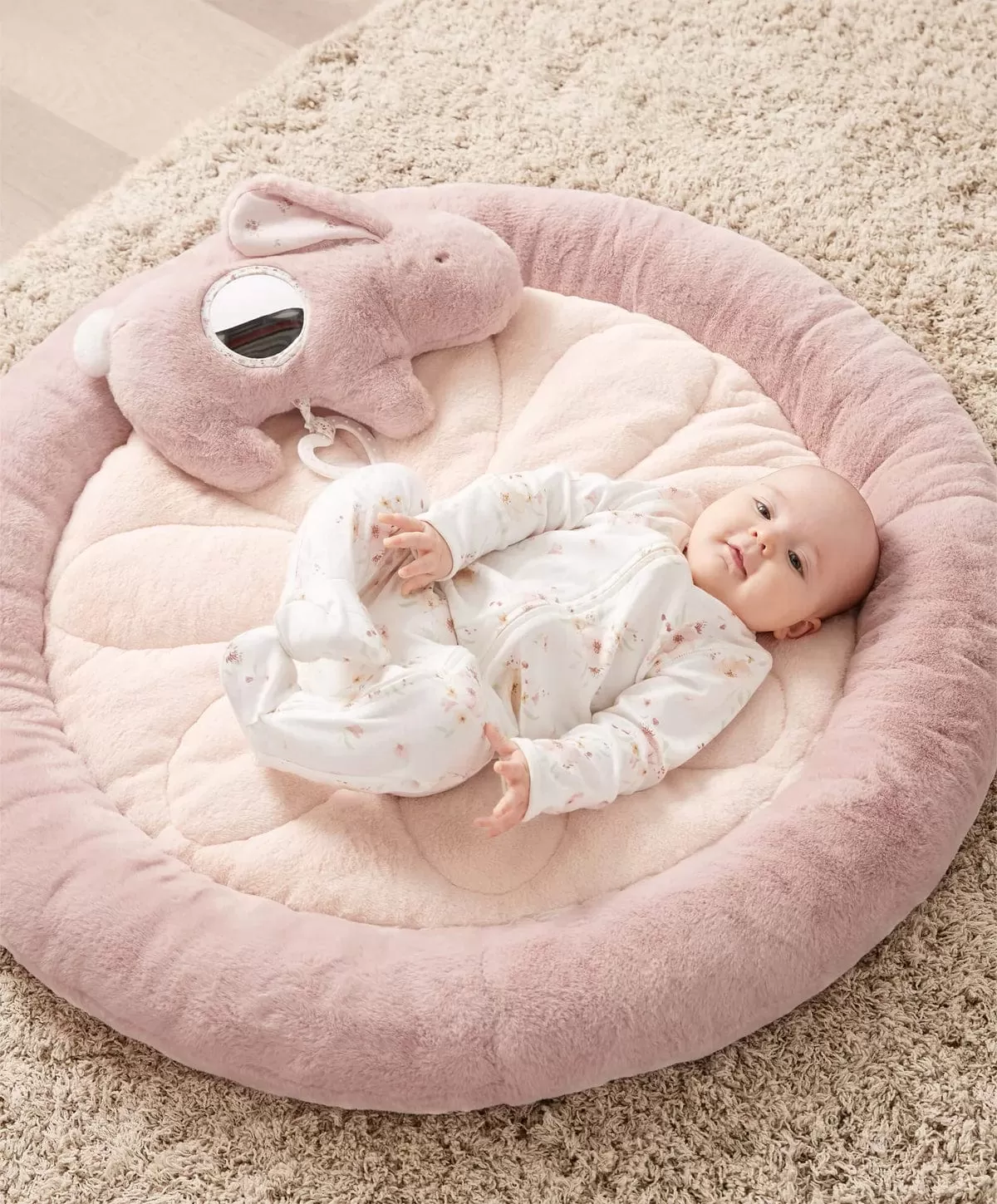 Mamas & Papas Playmat - Welcome to the World, Bunny Pink