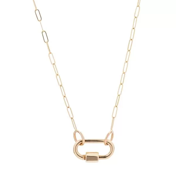 Marla Aaron 14k Yellow Gold Square Link Chain