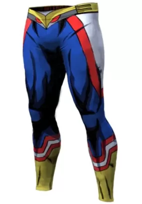 Men's My Hero Academia 'All Might' Leggings Compression Spats