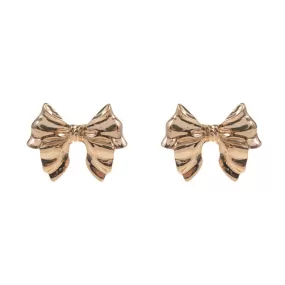 Metal Bow Earrings