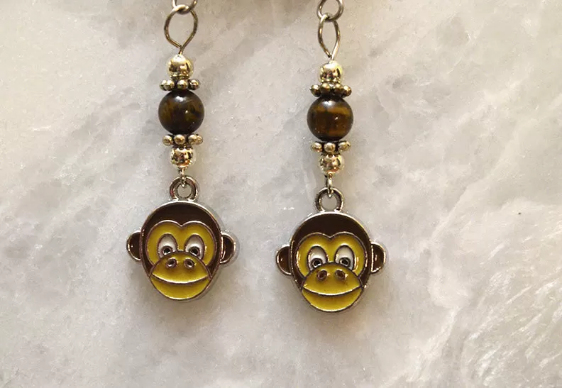 Monkey Earrings