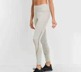 Mono B Zig Zag Wraparound Leggings Sand