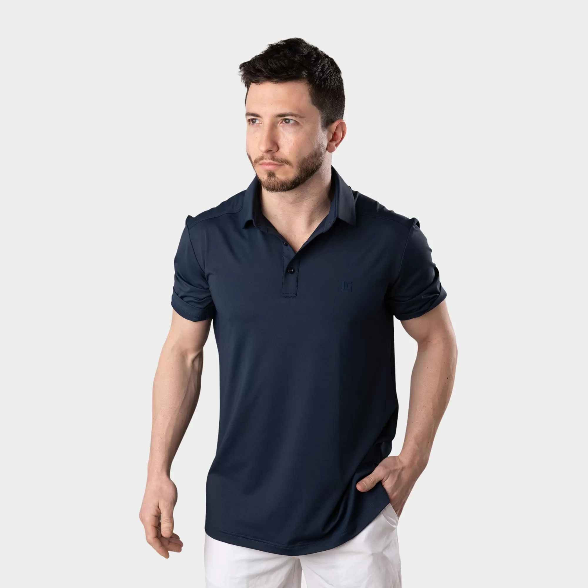 Navy Blue Performance Polo