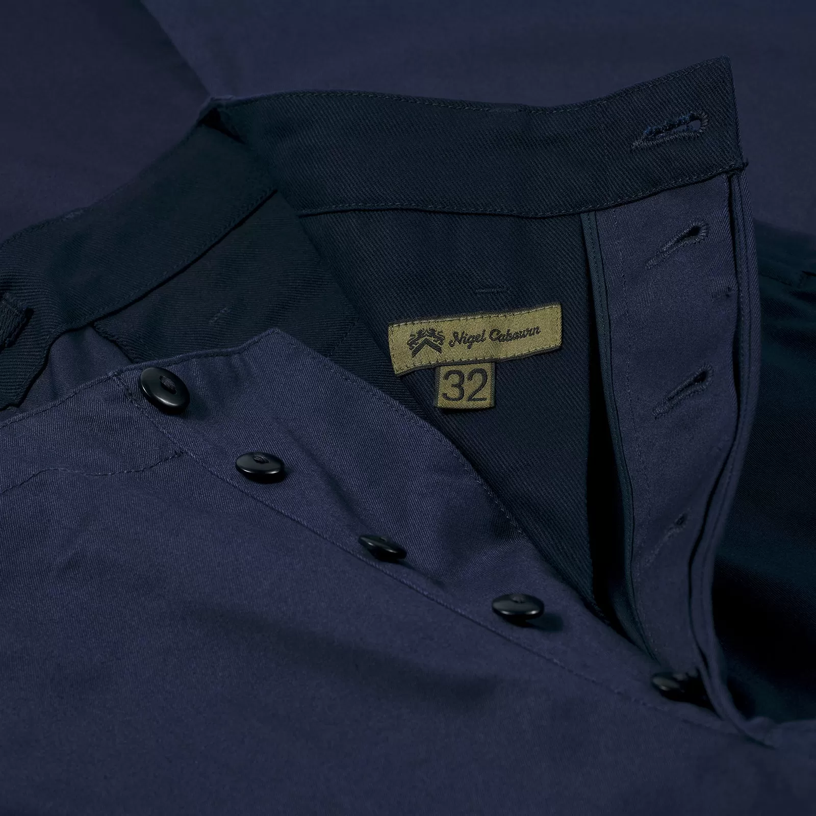 Nigel Cabourn Navy Chino Pants