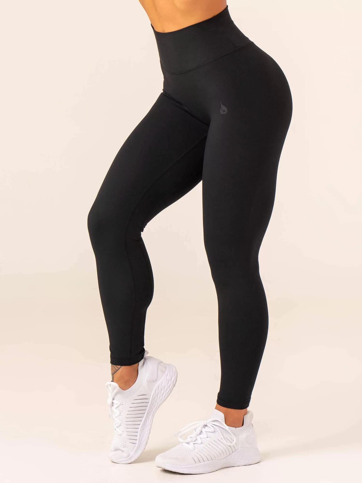 NKD High Waisted Scrunch Leggings - Black