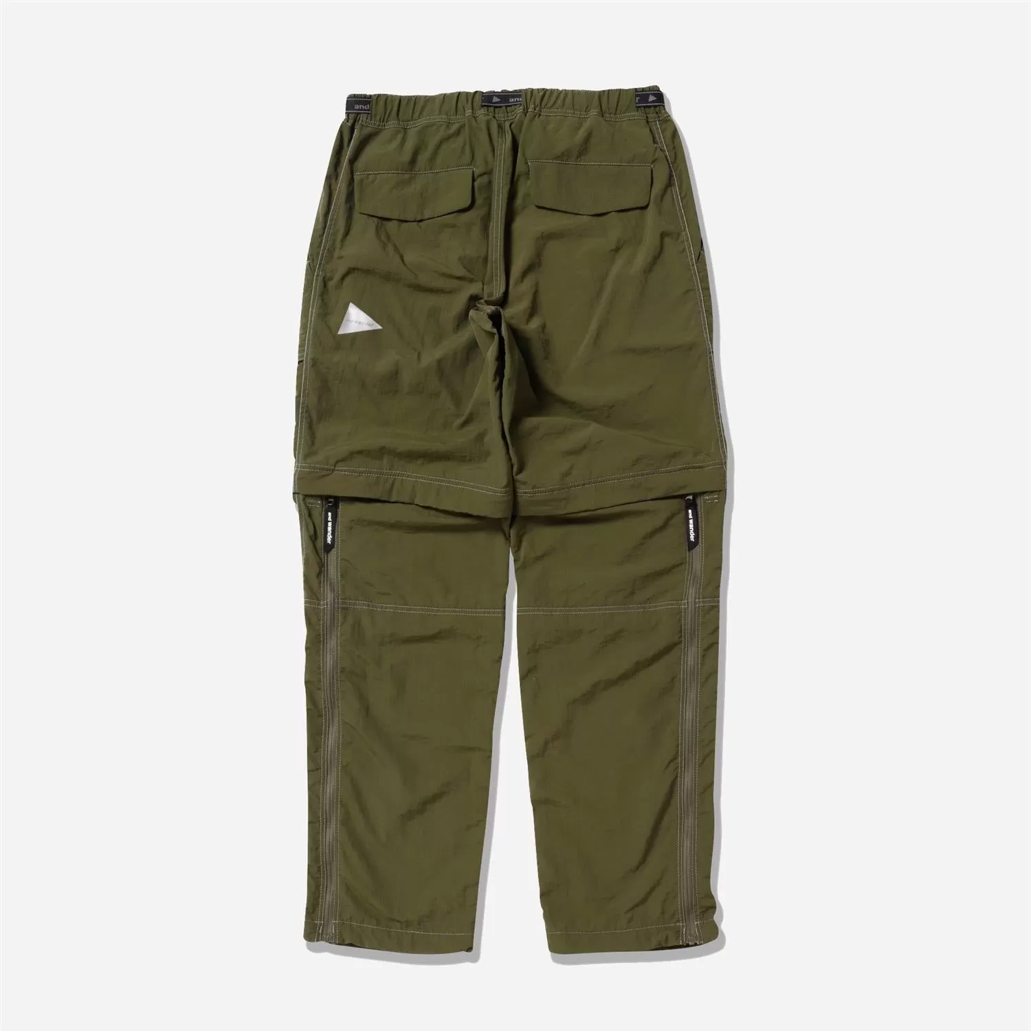 Ny taffeta hiker 2way pants - Dark Khaki