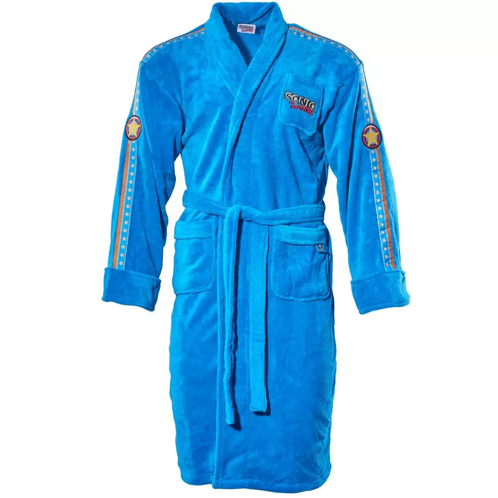 Official Sonic the Hedgehog Go Faster Bathrobe / Dressing Gown