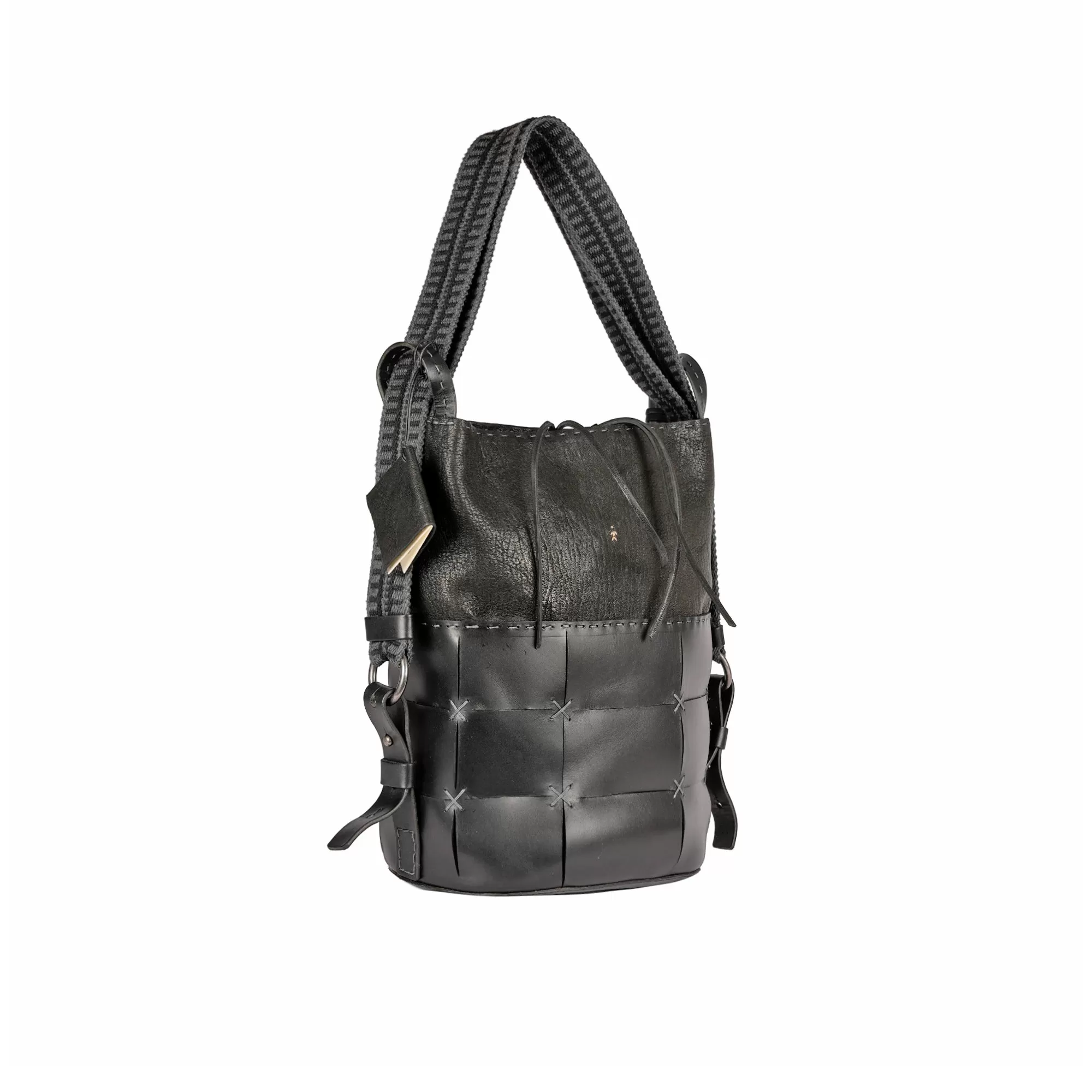 Olimpia Backpack Mosaico M Vegetal Wash Black