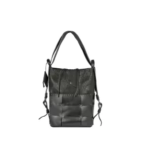 Olimpia Backpack Mosaico M Vegetal Wash Black