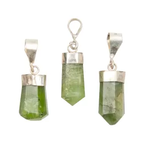 Peridot - Point Pendants