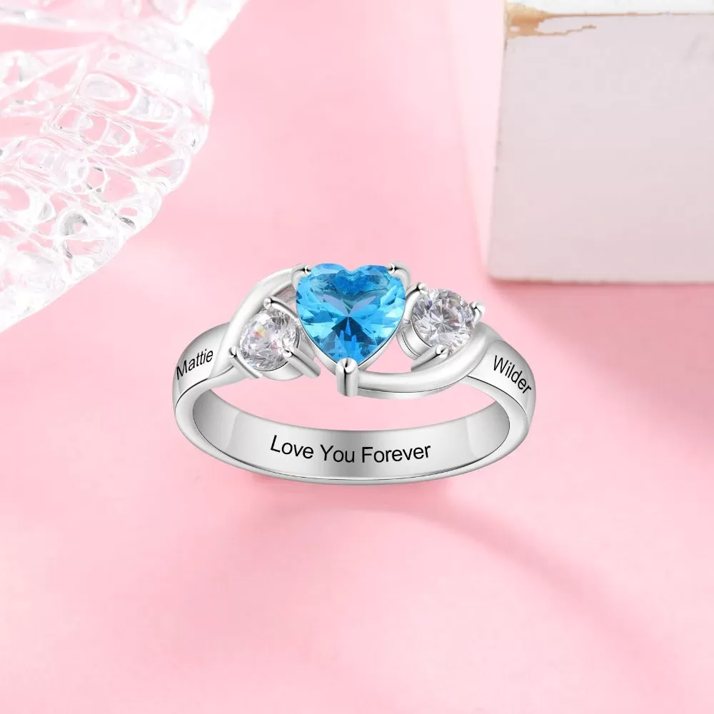 Personalized Birthstone Rings For Women