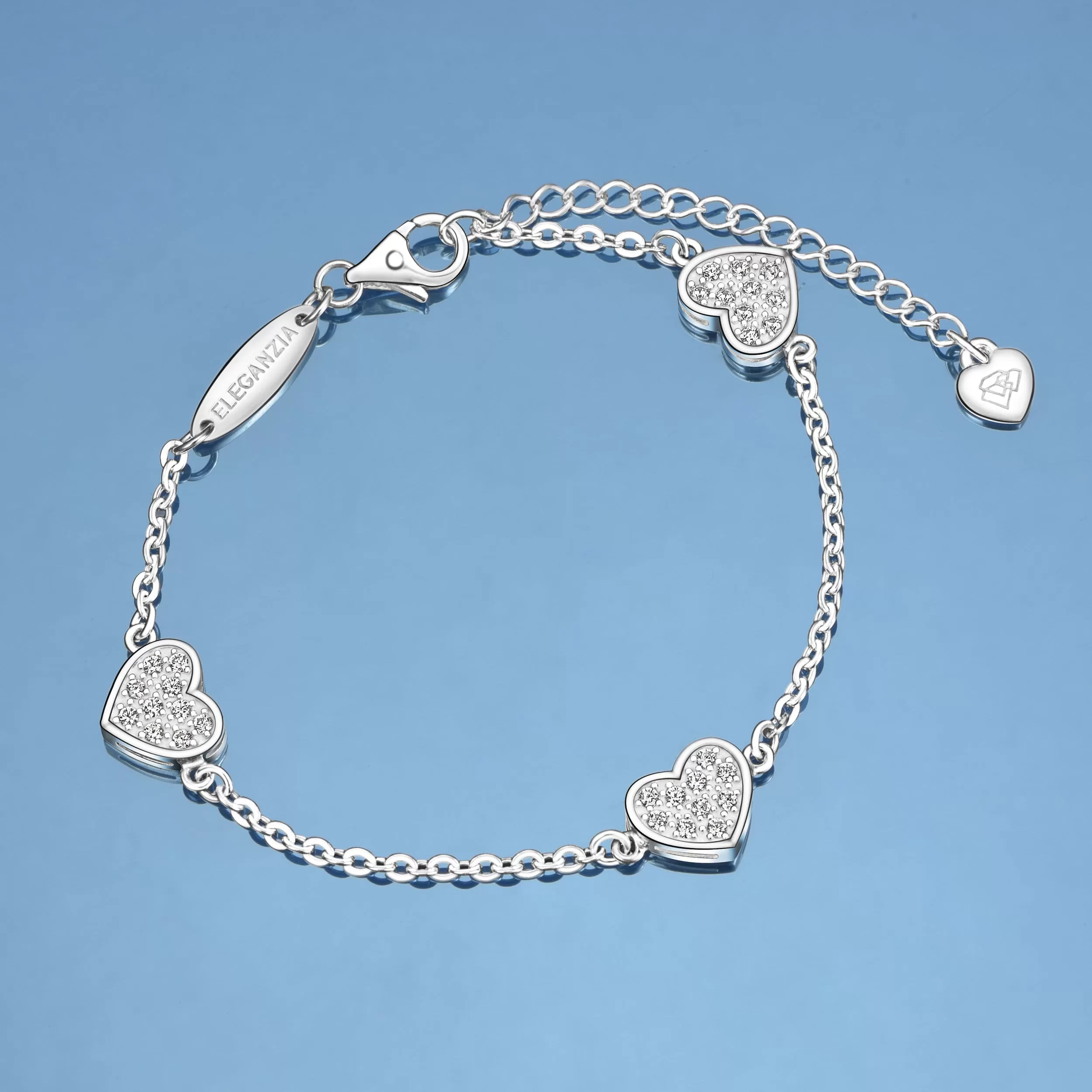 Petite Sterling Silver Heart Bracelets