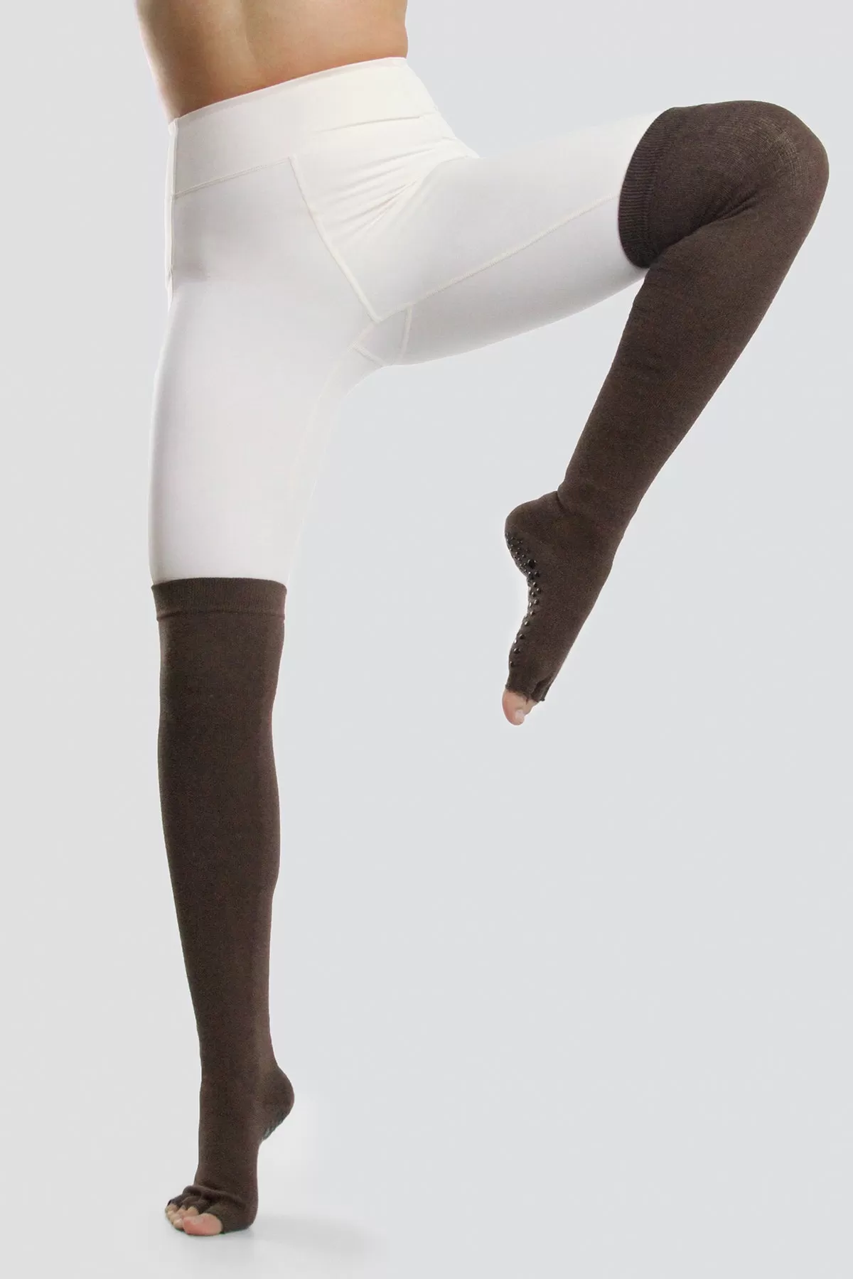 Pilates Anti-slip Over Knee Socks