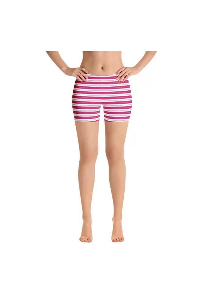 Pink Candy Cane Shorts