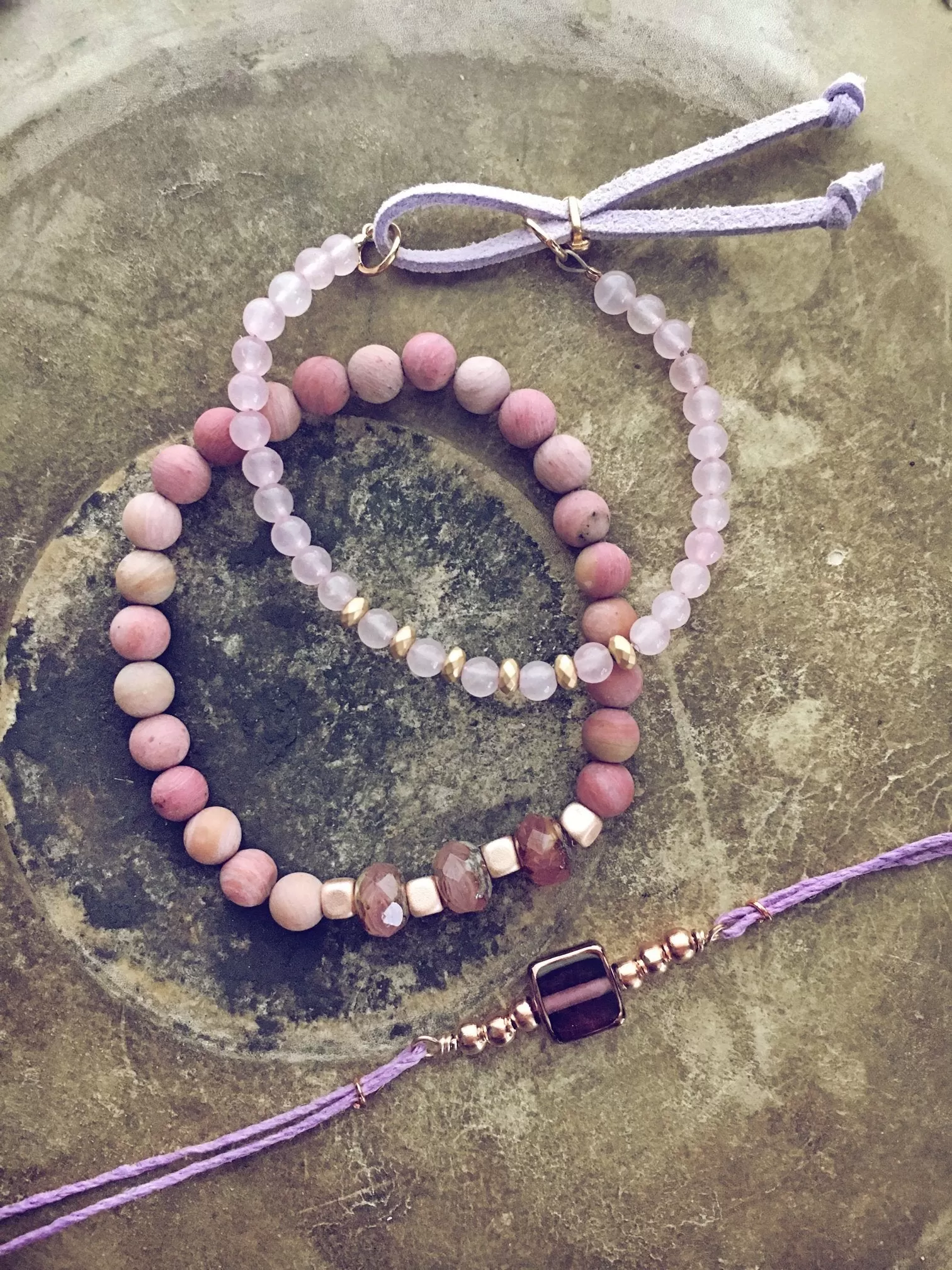 pink sand beachy bracelet style pack