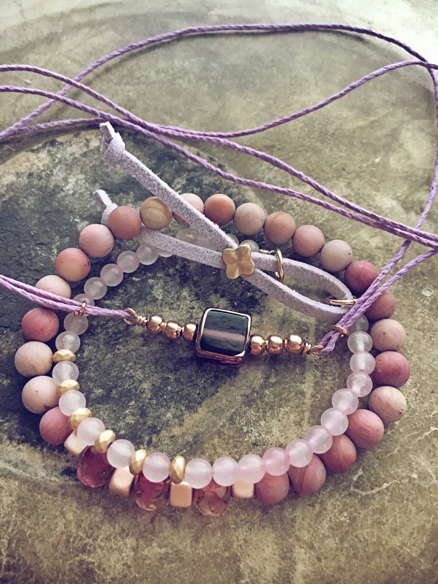 pink sand beachy bracelet style pack