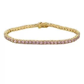 Pinky Tennis Bracelet