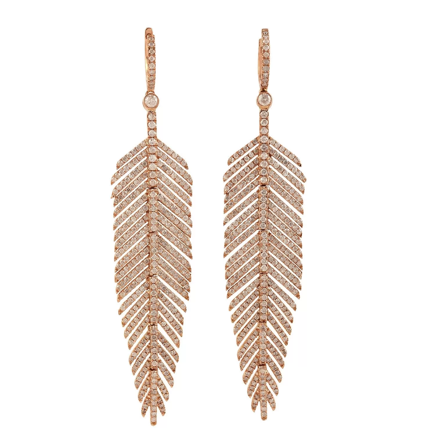 Pluma Diamond Earrings