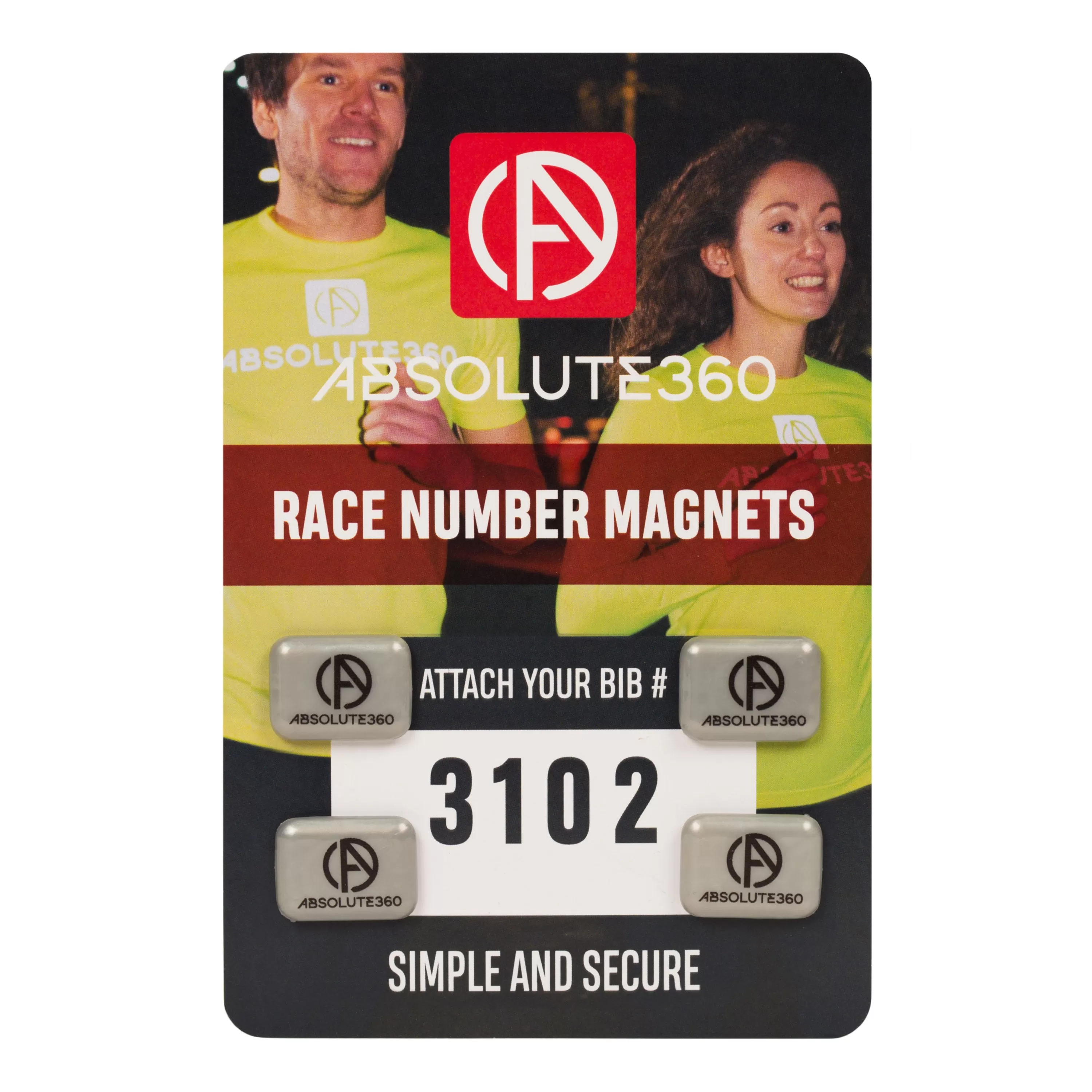 Race Number Magnets