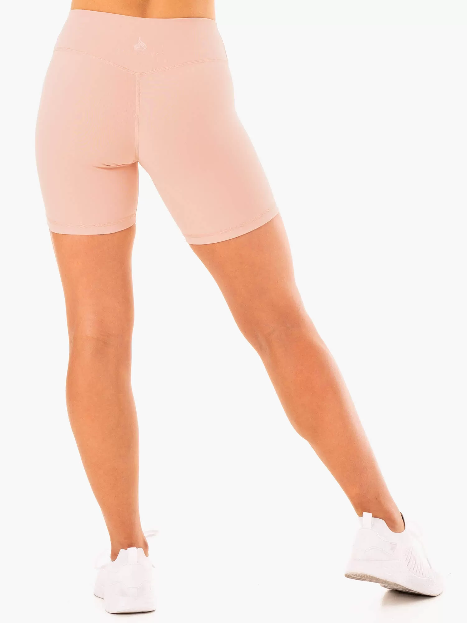 Replay High Waisted Shorts - Nude