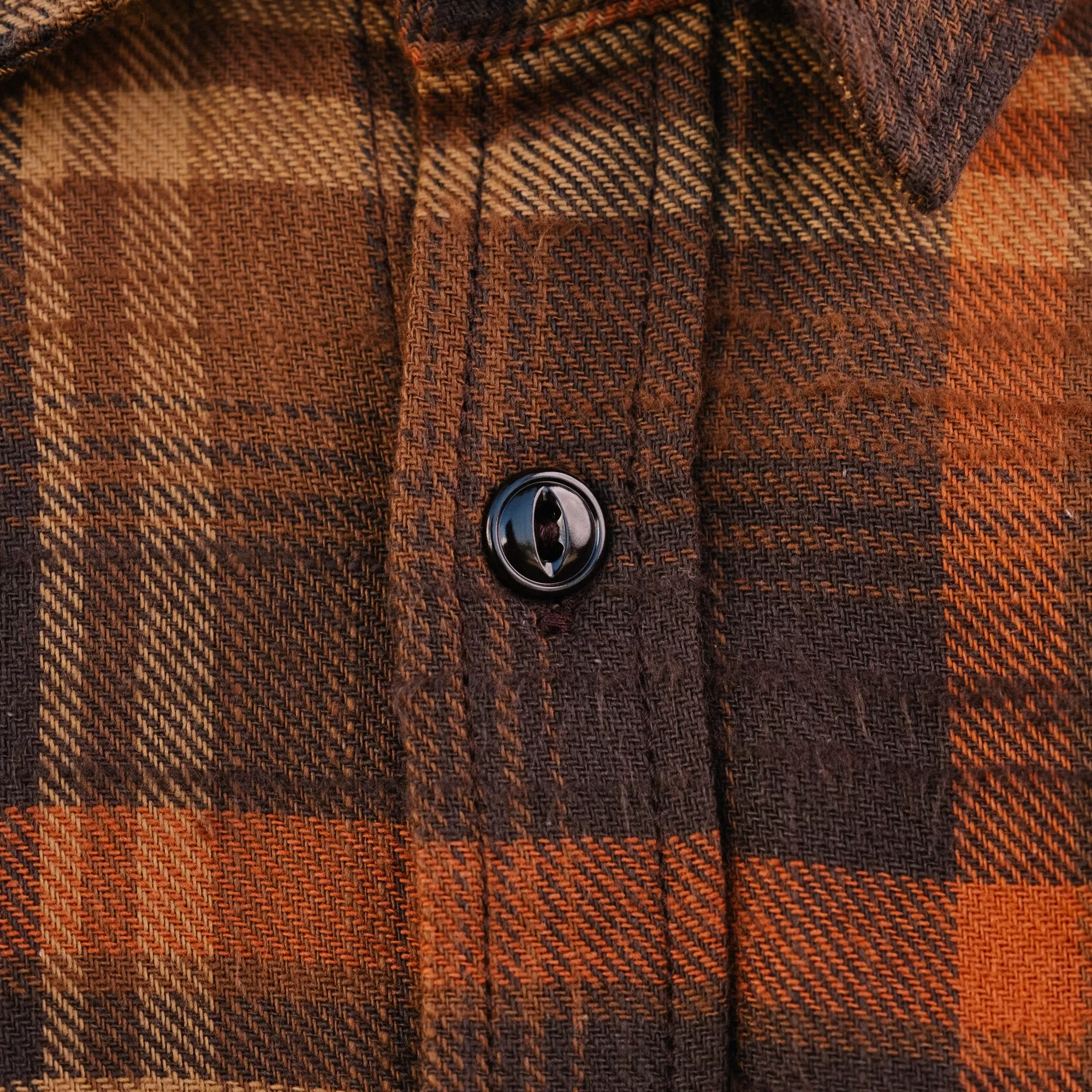 Rogue Territory Oxford Shirt Copper Plaid FINAL SALE