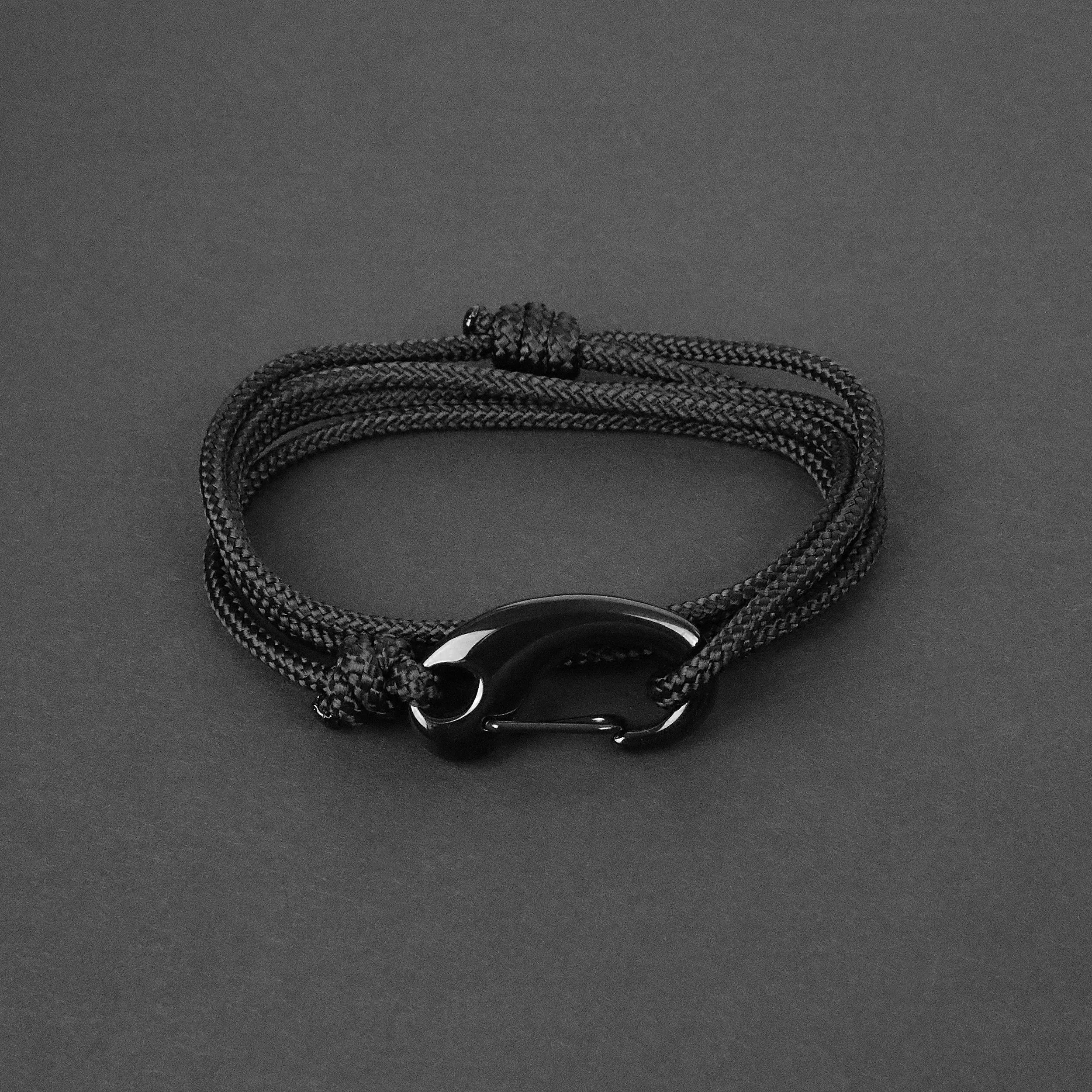 Rope Bracelet - Black Clasp Plus