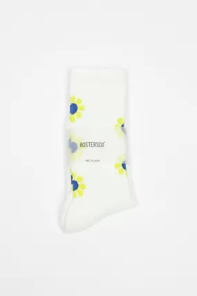 RS-195 Peace Socks White