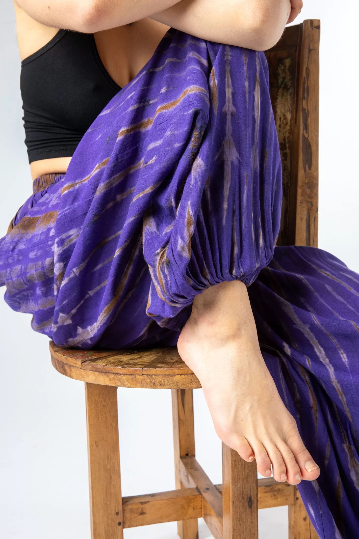 Shibori Tie Dye Harem Pants