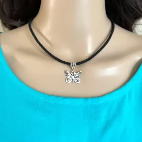 Silver Charm Choker