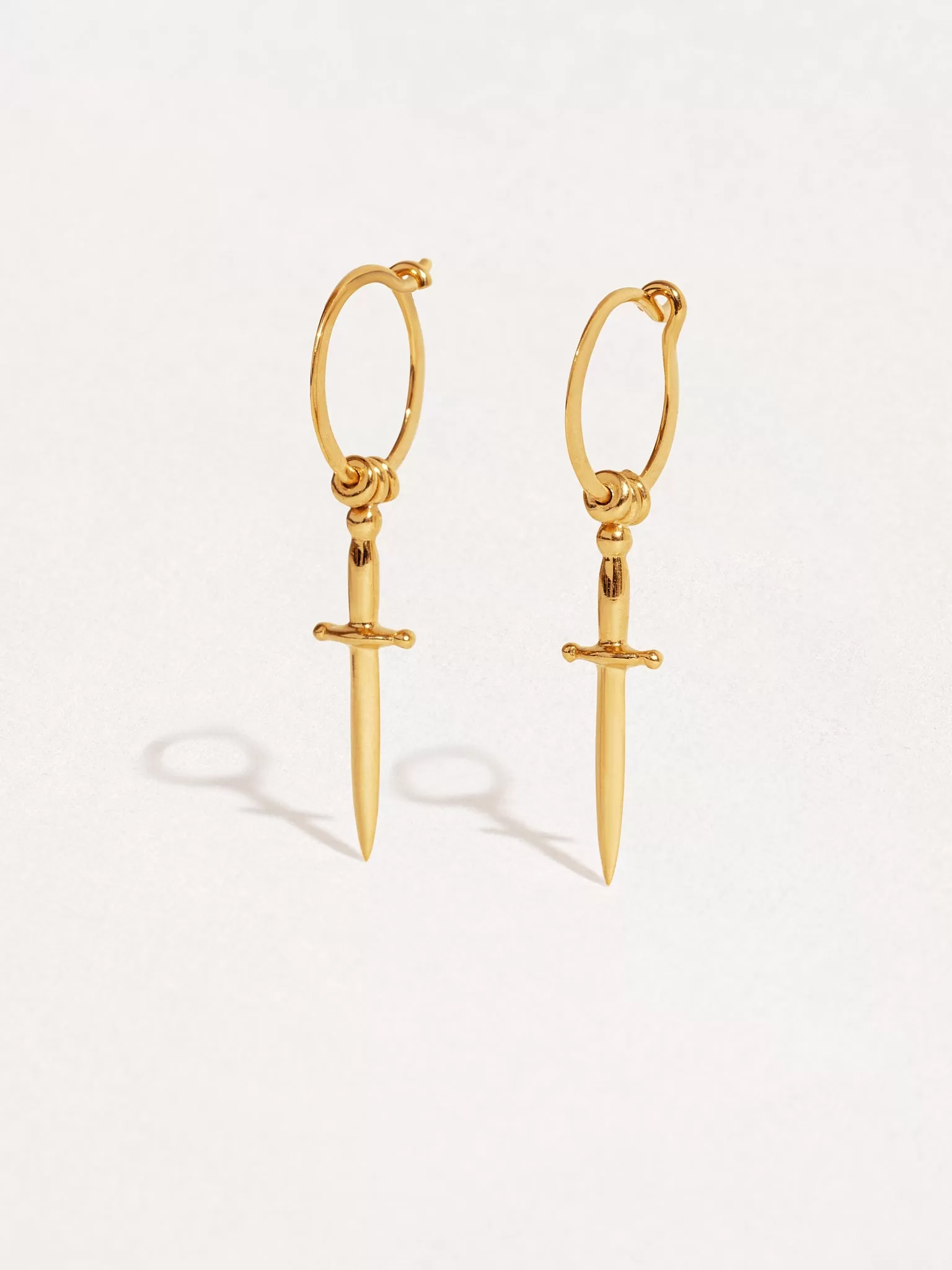 Silver Dagger Earrings