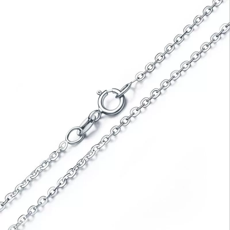 Solitaire 925 Sterling Silver Necklace