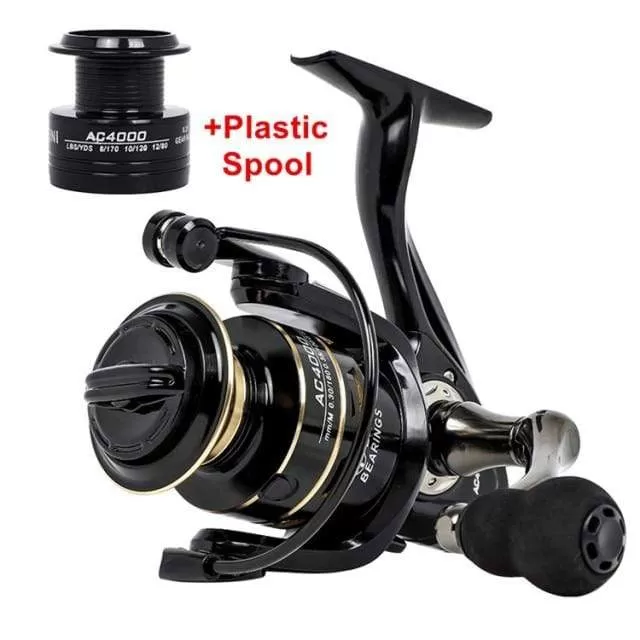 Spinning reels 12KG Max Drag Carrete de pesca 5.2:1 Metal Stainless Steel Fishing Reel Saltwater Reel for Fishing