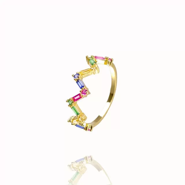 Spliice Rainbow Ring Gold