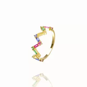 Spliice Rainbow Ring Gold