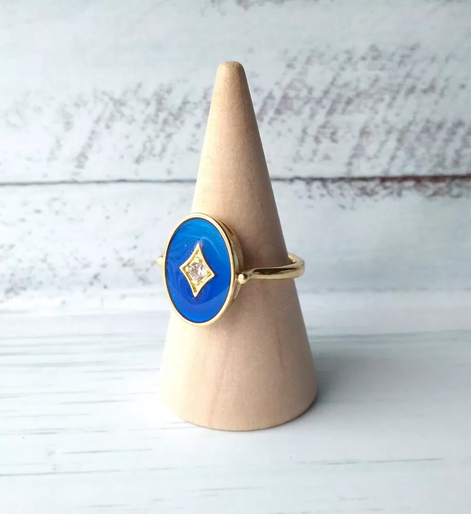 Stellar Enamel Ring