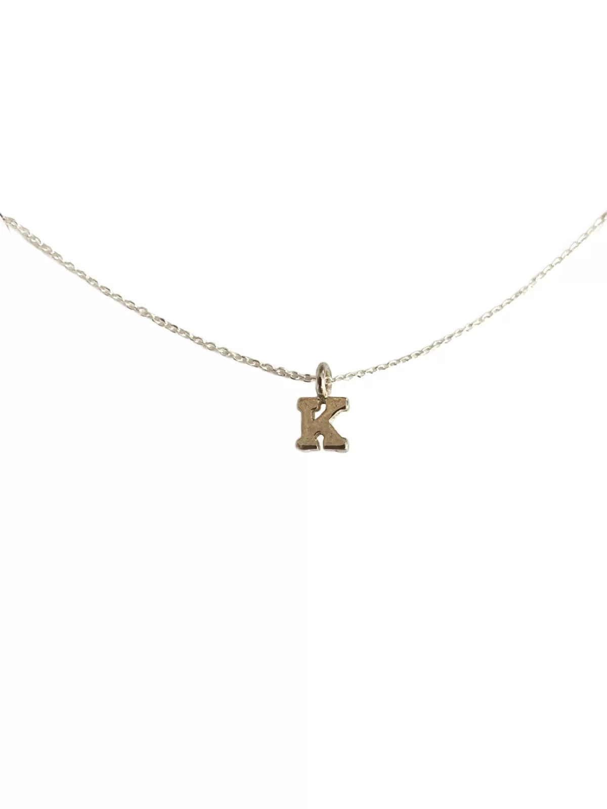 Sterling Silver Initial Necklace