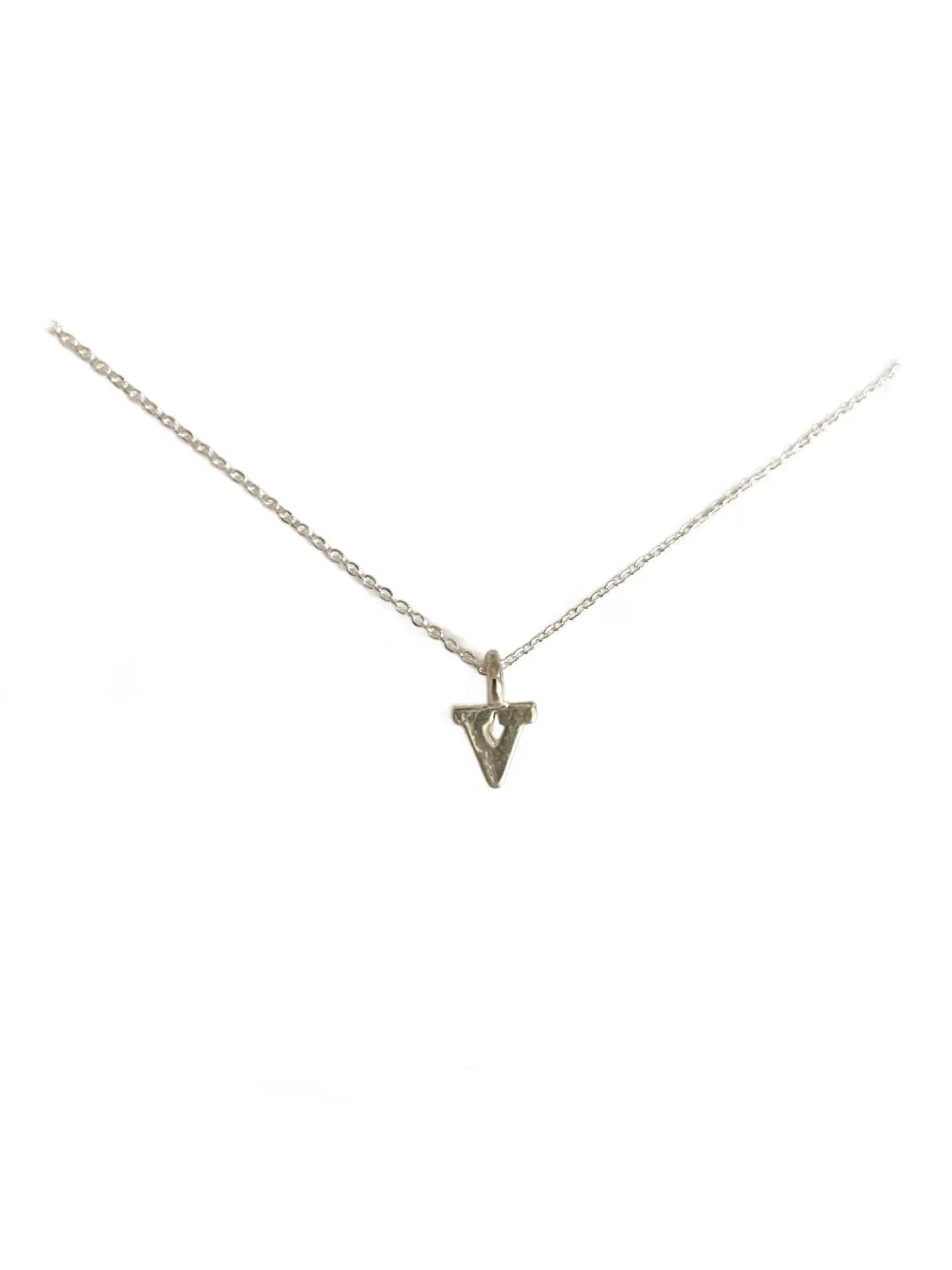 Sterling Silver Initial Necklace