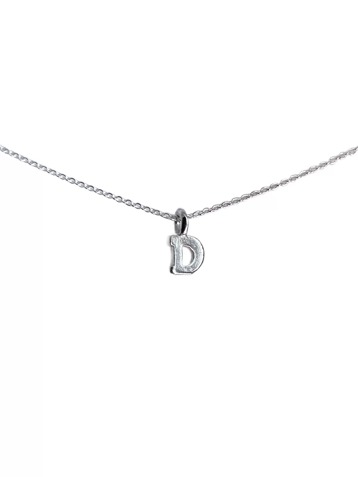 Sterling Silver Initial Necklace