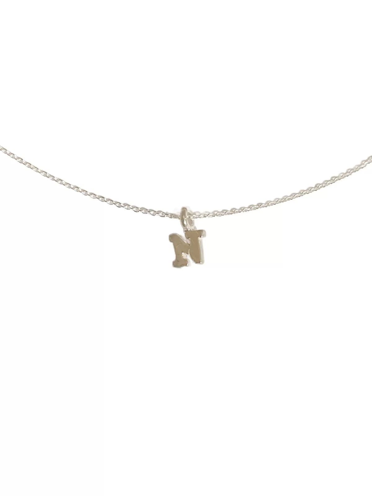 Sterling Silver Initial Necklace