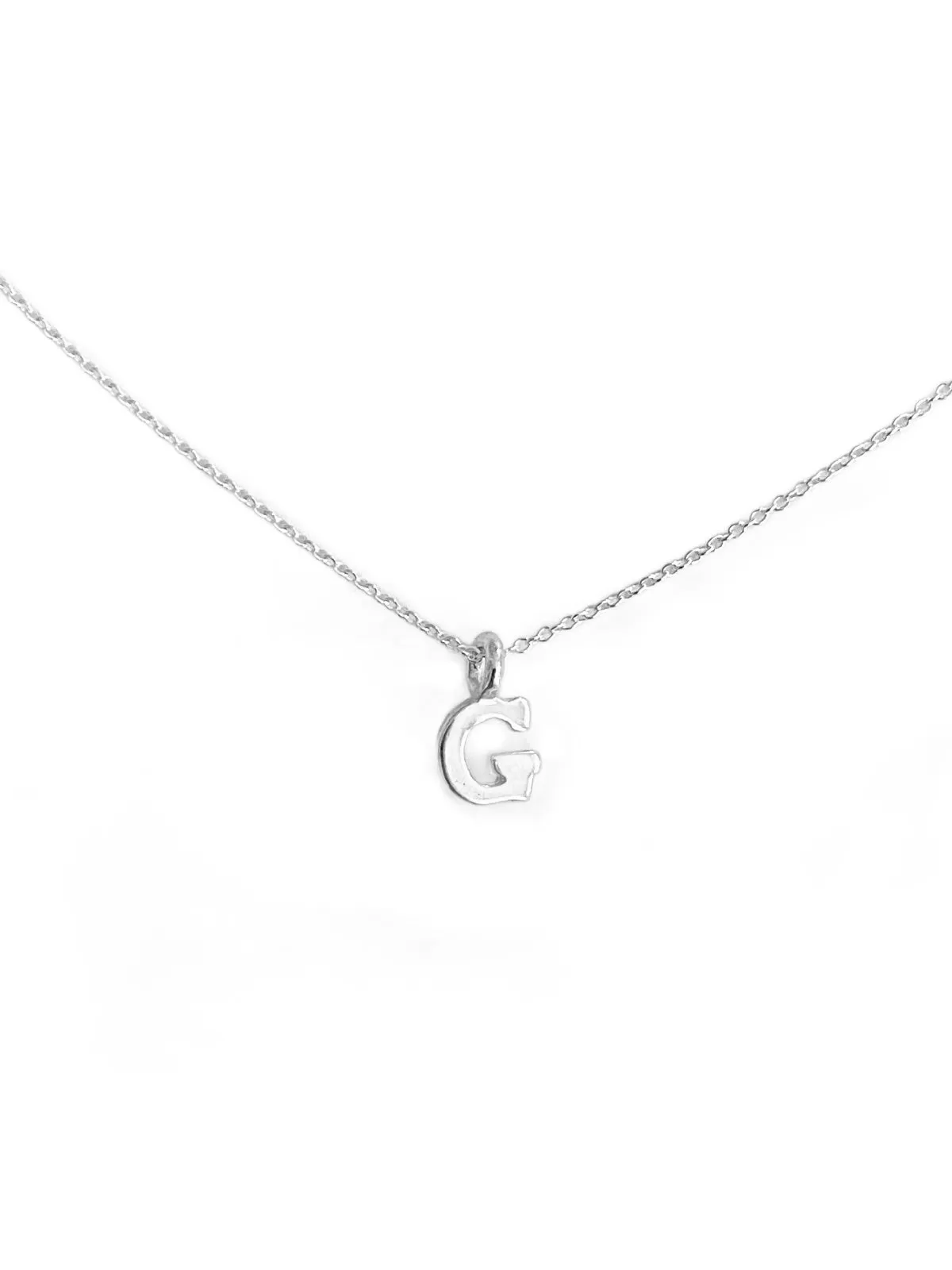 Sterling Silver Initial Necklace